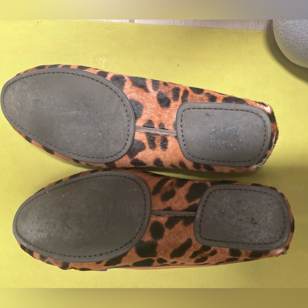 Dolce & Gabbana Leopard Print Loafers - Brown and Tan - Picture 3 of 5